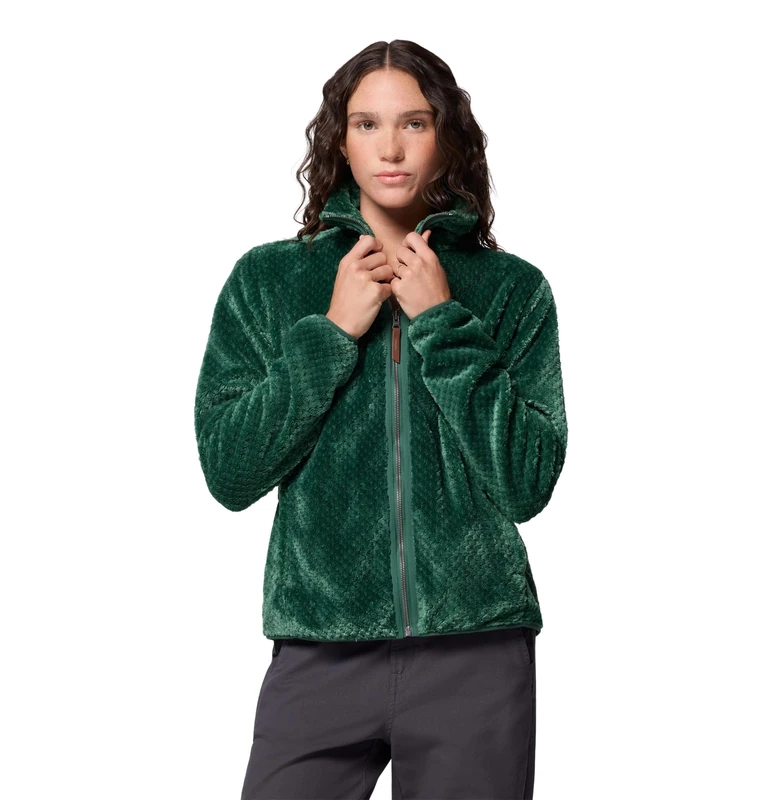 Columbia Women's Fire Side 2 Sherpa Full Zip, Full Zip Fleece Jacket, Rain Forest, S