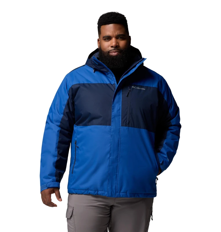 Columbia Men's Tipton Peak III Insulated Jacket, Mountain Blue/Collegiate Navy, XXL