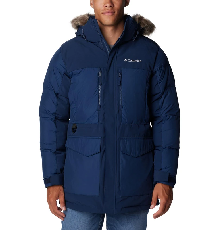 Columbia Men's Marquam Peak Fusion 2 Parka - Navy, XXL