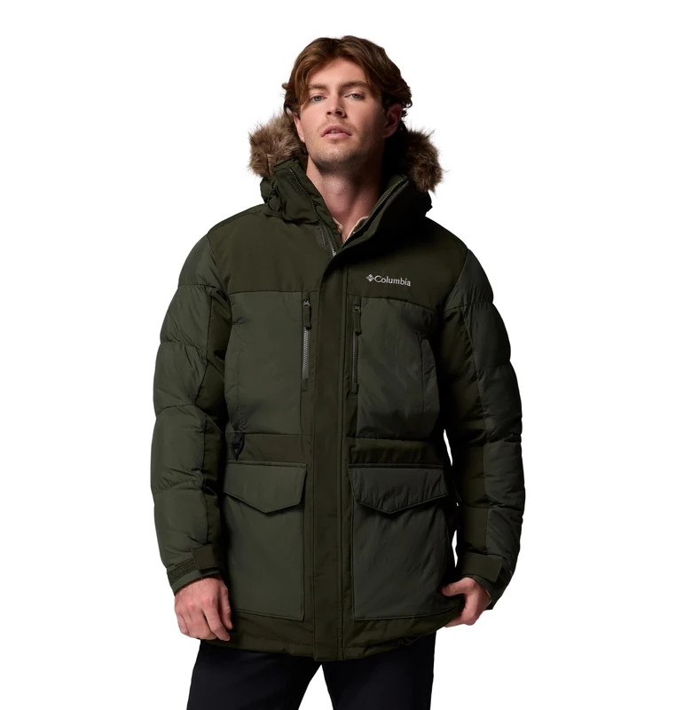 Columbia Men's Marquam Peak Fusion 2 Parka, Winter Jacket, Greenscape, XXL - Image 1
