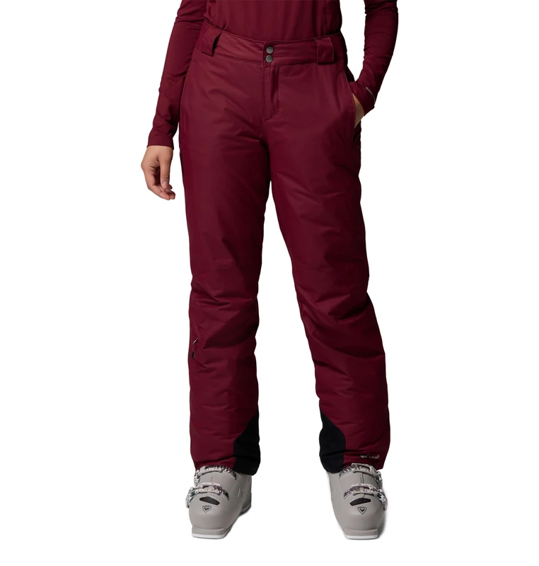 Columbia Women's Bugaboo 2 Pant, Ski Trousers, Rich Wine, Medium Short