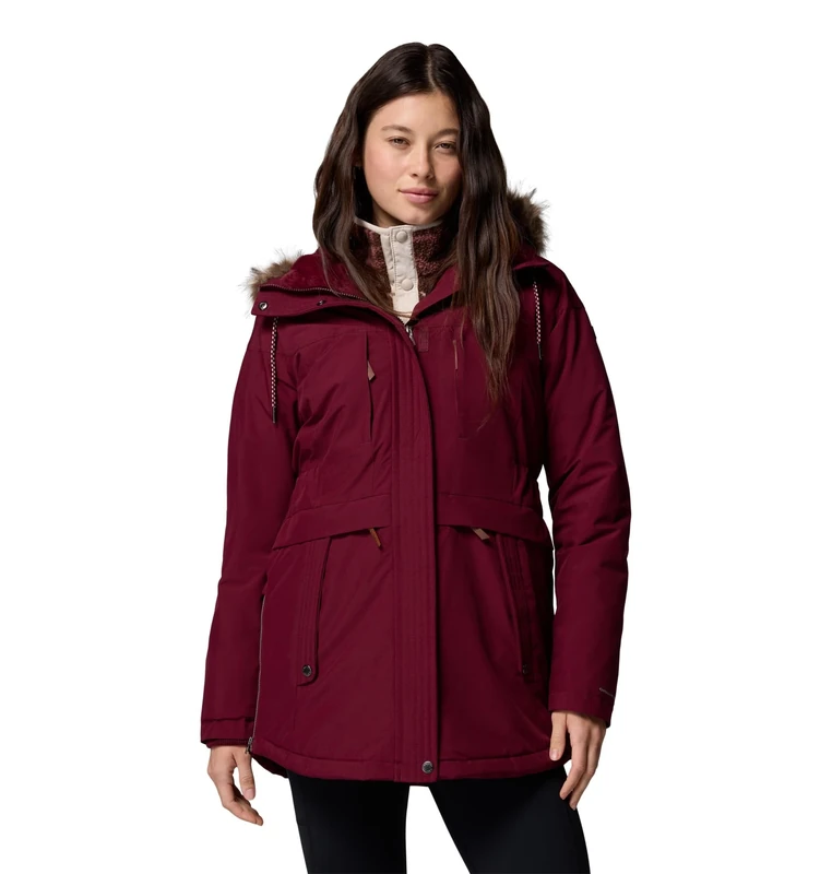 Columbia Women's Payton Pass 2 Insulated Jacket, Winter Jacket, Rich Wine, M