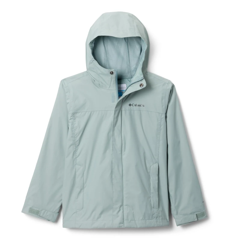 Columbia Youth Boys Watertight 2 Jacket, Waterproof Rain Jacket, Crushed Blue, X-Small
