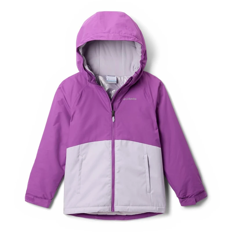 Columbia Youth Girls Alpine Action 3 Jacket, Ski Jacket, Lavender Pearl Melange/Razzle, M