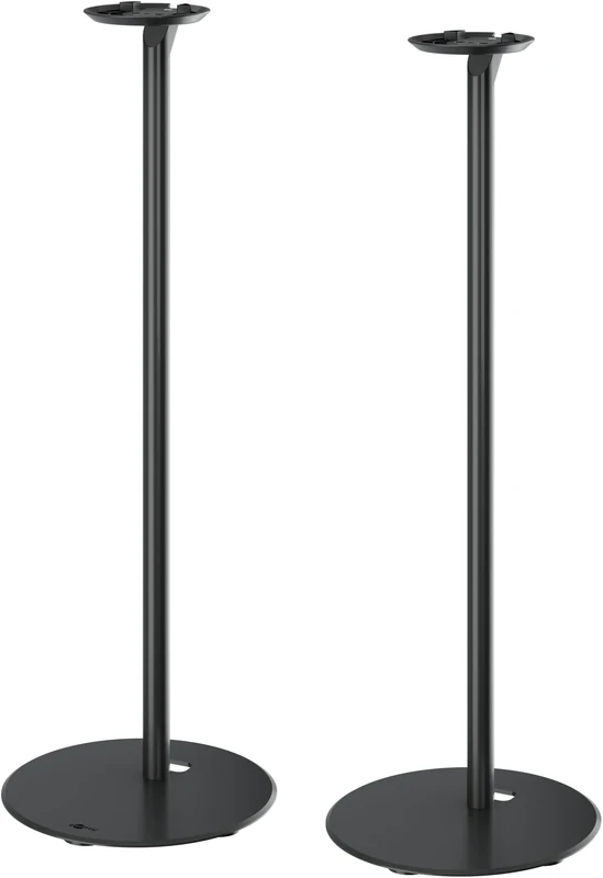Goobay Speaker Stand for Sonos Era 100 / Speaker Mount 3kg Load Capacity / Cable Management / 71cm High / Black
