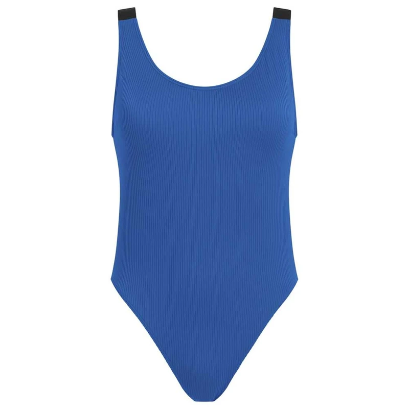Calvin Klein Women’s Scoop Back Swimsuit with Removable Padding, Blue (Patch of Blue), M