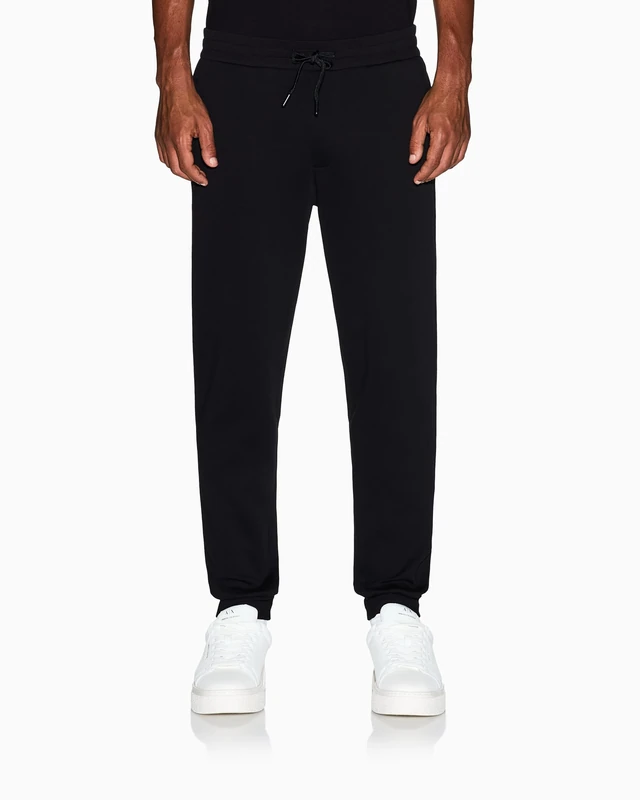 Armani Exchange Men's Icon Project, Emboidered Logo Sweatpants, Black, XS