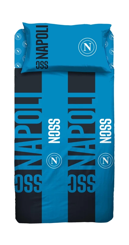 SSC NAPOLI hermet Cotton Single Bed Sheet Set, 100% Cotton, Top Sheet + Fitted Sheet + Pillow Case, Official Product
