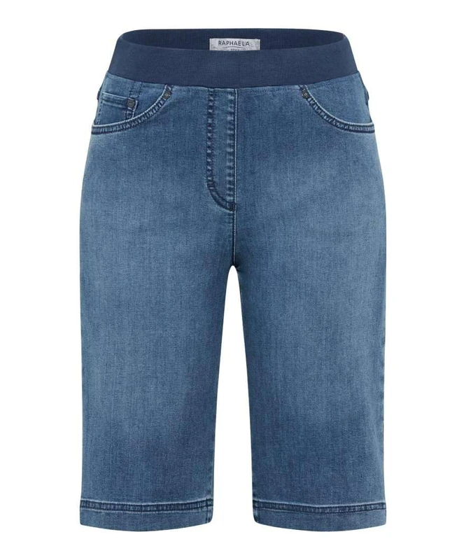 Raphaela by Brax Women's Pamina Bermuda Light Denim Shorts, 25 Stoned Slightly Used, 38W x 32L