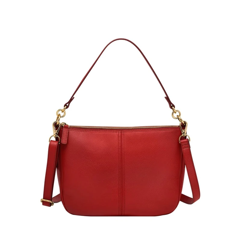 Fossil Jolie Small Shoulder Bag, Garnet, Garnet