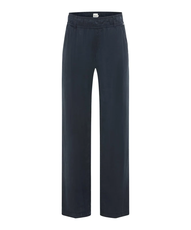 Style Maine Fluid Tencel Wide Leg, 22 Navy, 29W x 32L - Image 1