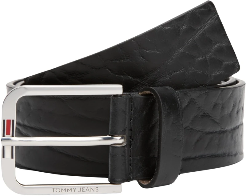 Tommy Jeans Men's TJM AUSTIN 4.0 AM0AM13413 Fixed Belt, Black (Black), 90