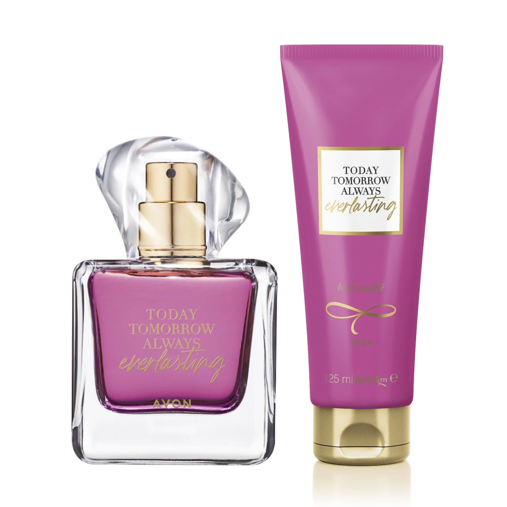 Avon Everlasting Duo, Eau De Parfum 50ml & Body Lotion 125ml, Eau de Parfum & Body Soufflé, Notes of Blossom and Musks, Cruelty Free