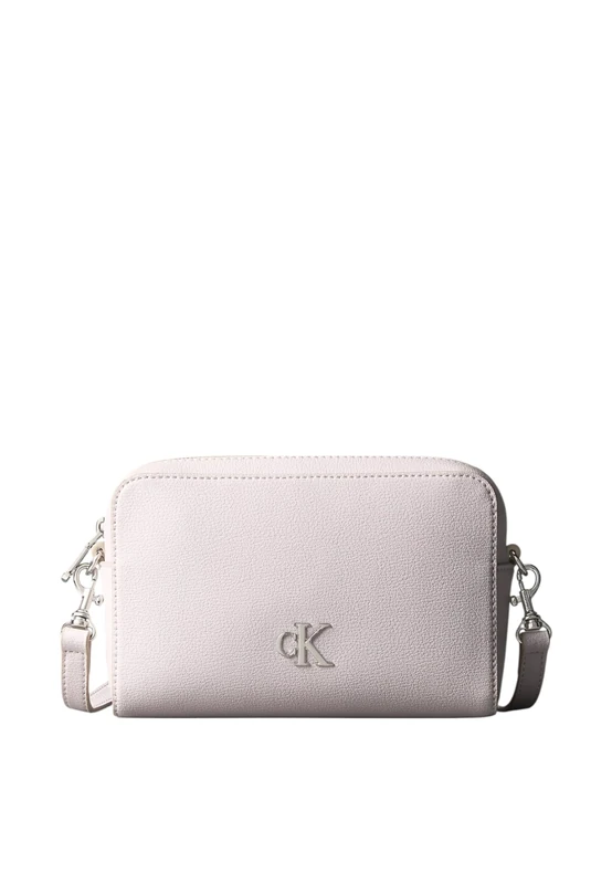 Calvin Klein Jeans Women's MINIMAL MONOGRAM EW CAMERA BAG LV04K3162G Crossover, Purple (Orchid Ice), One Size