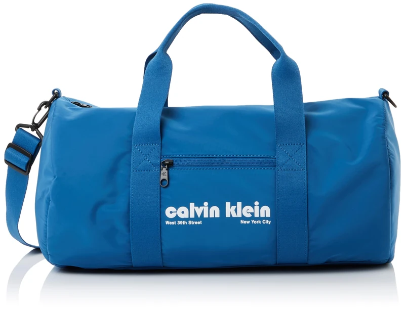 Calvin Klein Jeans Men's CKJ GRAPHIC CK CROSSBODY DUFFLE LV04G3163G Duffle Bag, Blue (Dark Blue), One Size