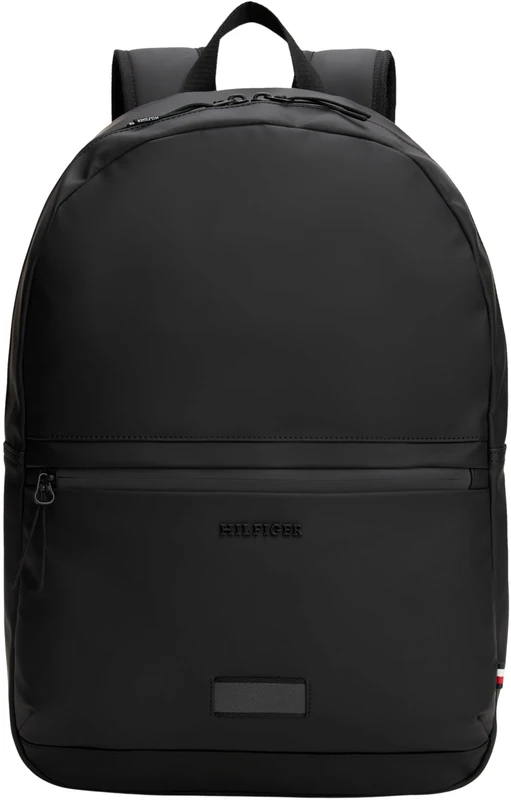 Tommy Hilfiger Men’s Large Dome Backpack, Black (Black), One Size