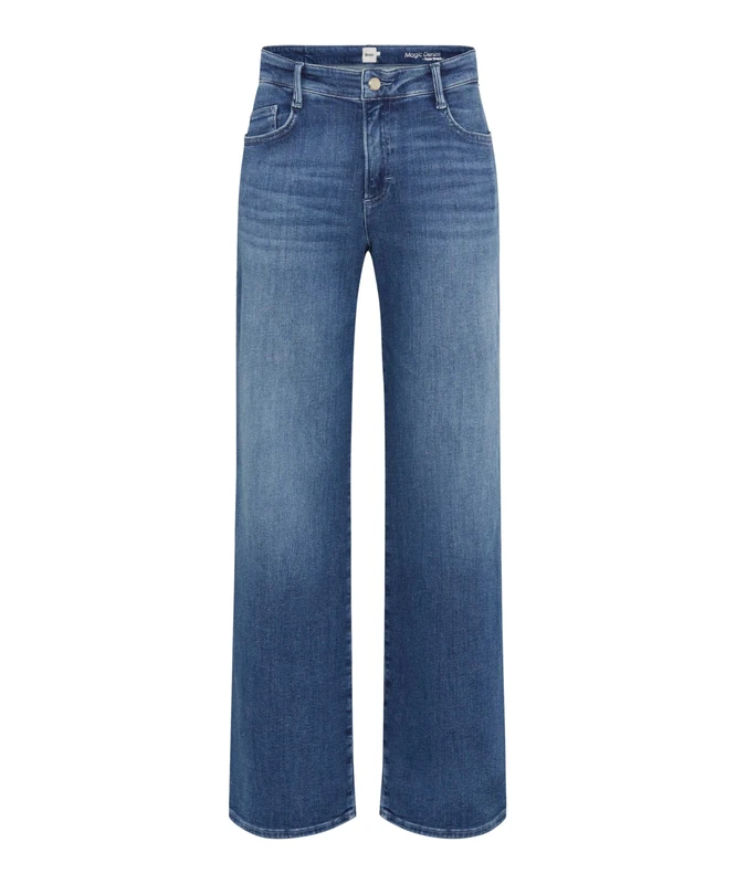 BRAX Maine Magic Women's Jeans Denim Wide Leg, 27 Used Light Blue, 29W x 34L