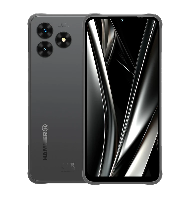 Hammer Blade Va 5G Ultra-rugged smartphone, IP69, 6000mAh, 6.56 inch, 8GB built-in RAM, 128/1T GB, Android 14, 50mpx camera, Gorilla Glass screen, NFC, VoLTE