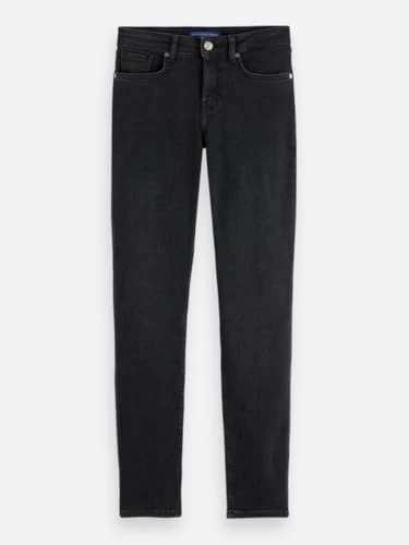 Scotch & Soda Womens Bohemienne - Skinny Fit Jeans, Black Coast 061, 32W / 32L UK