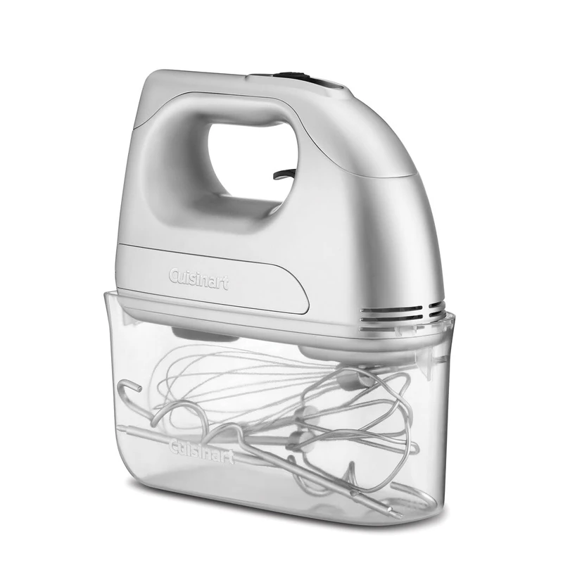 Cuisinart Power Advantage 7-Speed Hand Mixer | Balloon Whisk | Dough hooks | Stainless steel beaters | 7 Speeds | 200W motor | Snap on storage case | Electric hand mix for all your kitchen tasks