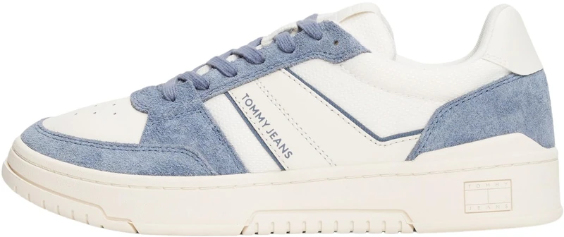 Tommy Jeans Men’s Pods Low Top Cupsole Trainers, Blue (Blue Moment), 10.5