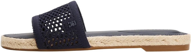 Tommy Hilfiger Women’s Knit Mesh Espadrilles, Blue (Space Blue), 6