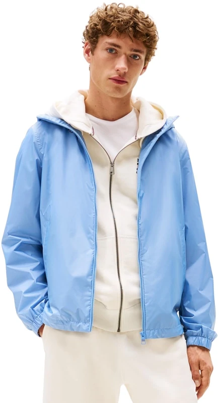 Tommy Hilfiger Men’s Transitional Hoodie, Blue (Cloudy Blue), XXL