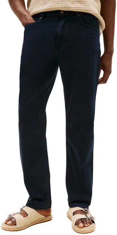 Tommy Hilfiger Men's Regular Fit Mercer Mid Rise Jeans, Blue (Desert Sky), 32W/29L