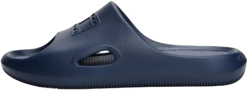 Tommy Jeans Men’s Sporty Beach Slides with Logo, Blue (Dark Night Navy), 6.5