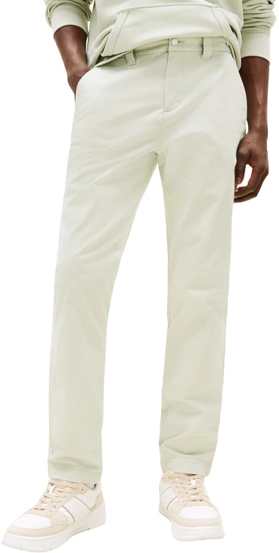 Tommy Jeans Mens TJM Austin Dm0dm20282 Chino, Green (Misty Sage), UK
