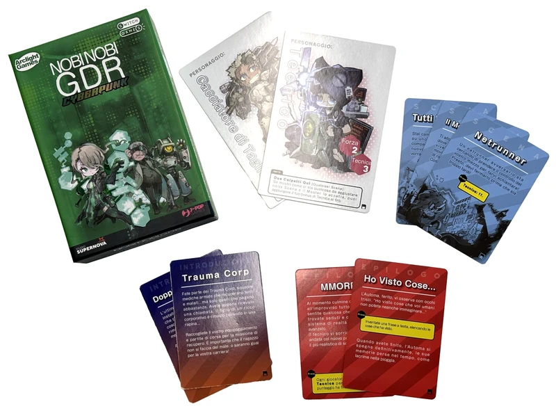 Studio Supernova - Nobi Nobi RPG Cyberpunk 1-5 Players, 10+, Italian Edition
