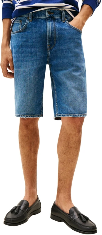 Tommy Hilfiger Men’s Regular Fit Brooklyn Denim Shorts, Blue (Vista Blue), 38W
