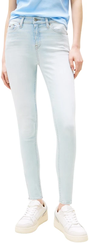 Tommy Jeans Womens Nora Mr Skny ANK Zip Ci0210 Dw0dw20508 Skinny, Denim (Denim Ultra Light), 33W / 30L UK