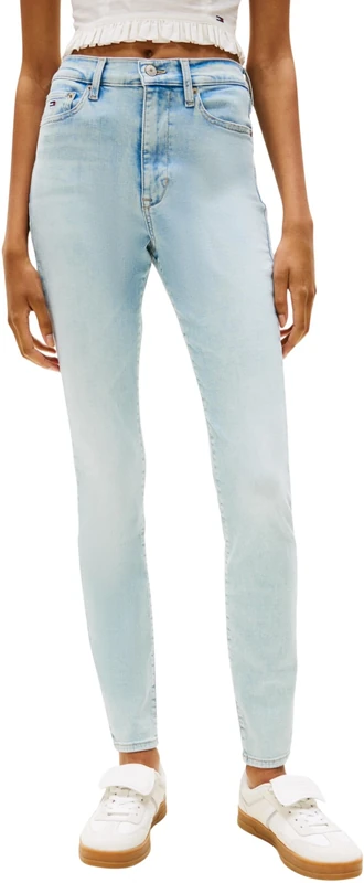 Tommy Jeans Womens Sylvia HGH Skn Ci1211 Dw0dw20492 Skinny, Denim (Denim Ultra Light), 29W / 30L UK