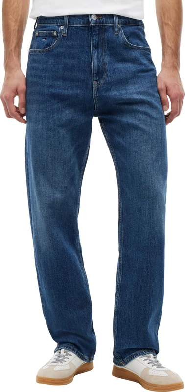 Tommy Jeans Mens Otis Regular Bi0152 Co Dm0dm21021 Straight, Denim (Denim Dark), 36W / 34L UK