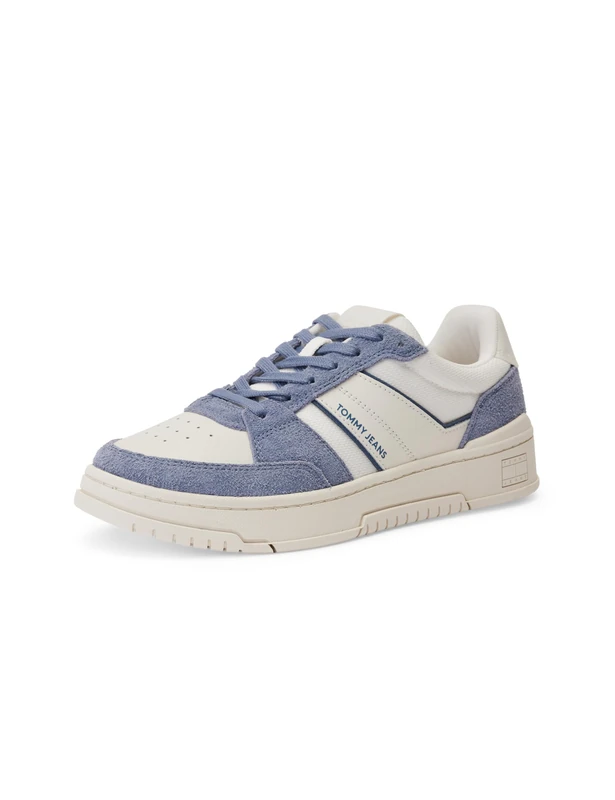 Tommy Jeans Men’s Pods Low Top Cupsole Trainers, Blue (Blue Moment), 9