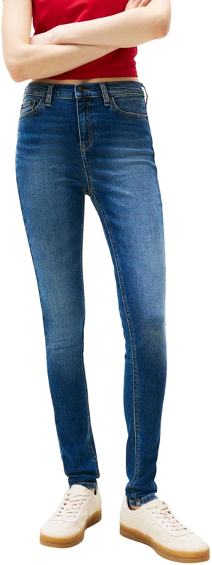 Tommy Jeans Womens Nora Md Skn Ci1257 Dw0dw21740 Skinny, Denim (Denim Dark), 30W / 32L UK