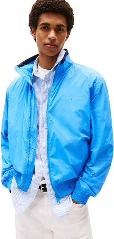 Tommy Jeans Mens Tjm Lw Essential DM0MDM21667 Jacket - Blue