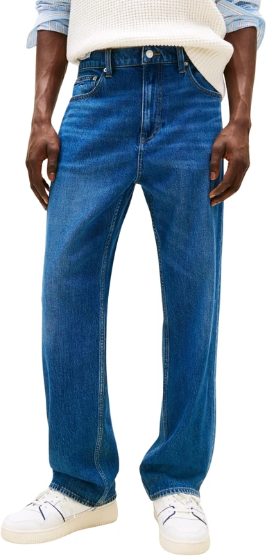 Tommy Jeans Mens Otis Regular Bi0152 Co Dm0dm21021 Straight, Denim (Denim Dark), 36W / 30L UK