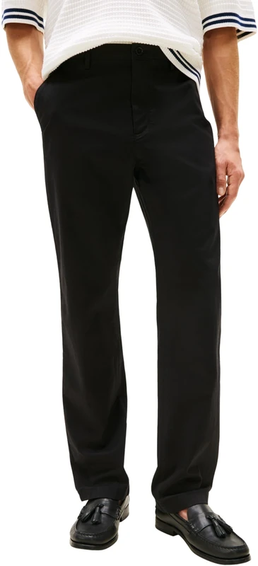 Tommy Hilfiger Men's CORE Mercer Essential Twill MW0MW40263 Chino, Black (Black), 29W / 32L