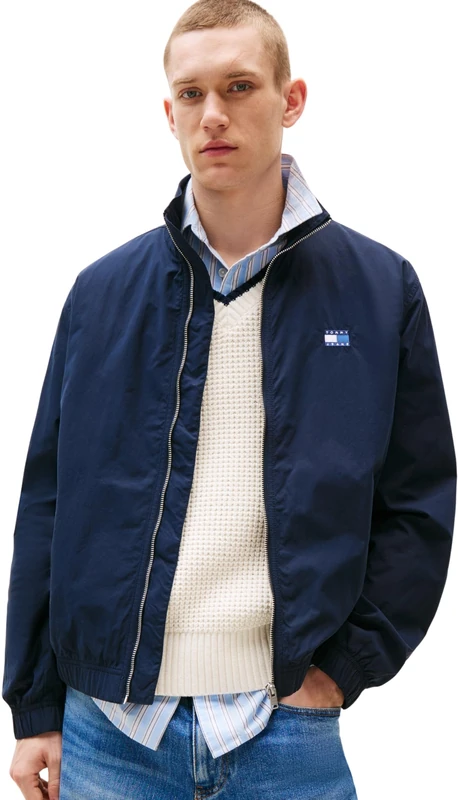 Tommy Jeans Mens Tjm Essential Ext Dm0dm21929 Other Jackets, Blue (Dark Night Navy), XL UK