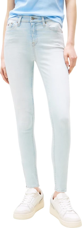 Tommy Jeans Womens Nora Mr Skny ANK Zip Ci0210 Dw0dw20508 Skinny, Denim (Denim Ultra Light), 32W / 30L UK - Image 1