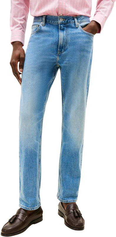 Tommy Hilfiger Men's Regular Fit Mercer Mid Rise Jeans, Blue (Bennet Blue), 36W/36L