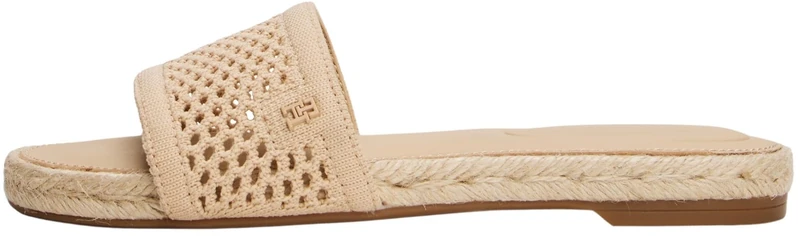 Tommy Hilfiger Women’s Knit Mesh Espadrilles, Beige (Clayed Pebble), 7