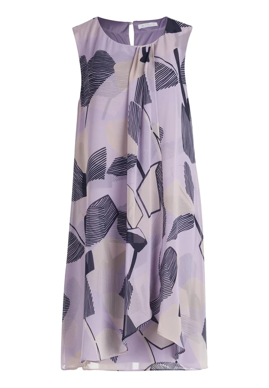 Betty & Co Women's Dress, Lilac/Nature, 14