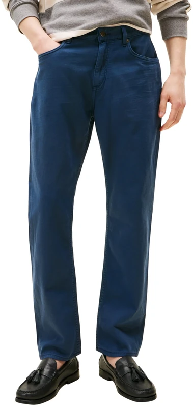 Tommy Hilfiger Men's Regular Fit Mercer Mid Rise Jeans, Blue (Admiral Navy), 32W/33L