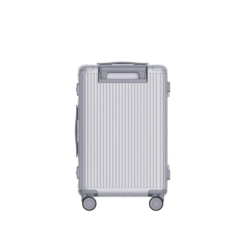 Xiaomi Luggage Classic Pro & Aluminium - 20-28 inch, Heavy Duty Zippers, TSA Locks, 4:6 Opening Ratio, Corner Protection Technology for Stress-Free Travel, silver, 24, Aluminium - Image 1