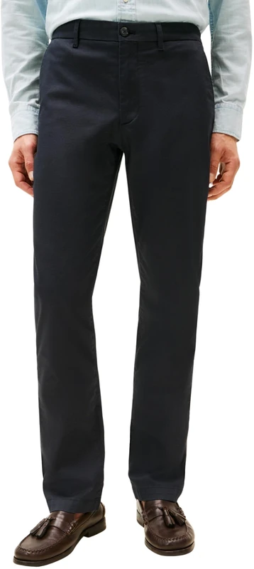 Tommy Hilfiger Men's Denton Printed Structure Straight Fit Chinos, Blue (Desert Sky), 34W/32L