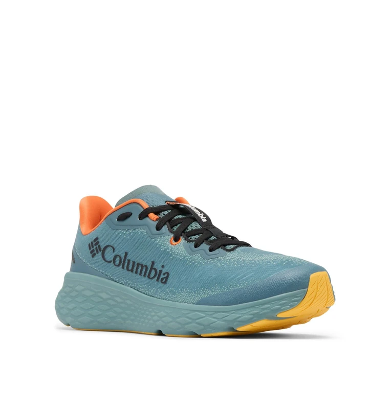 Columbia Men's Konos Featherweight Running Shoe, Metal/Tangy Orange, 9 UK