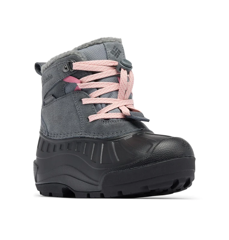 Columbia Youth Powderbug Alpine Waterproof Boots, Waterproof Build, 200g Insulation, Lightweight Design, Traction Rubber - Youth Unisex